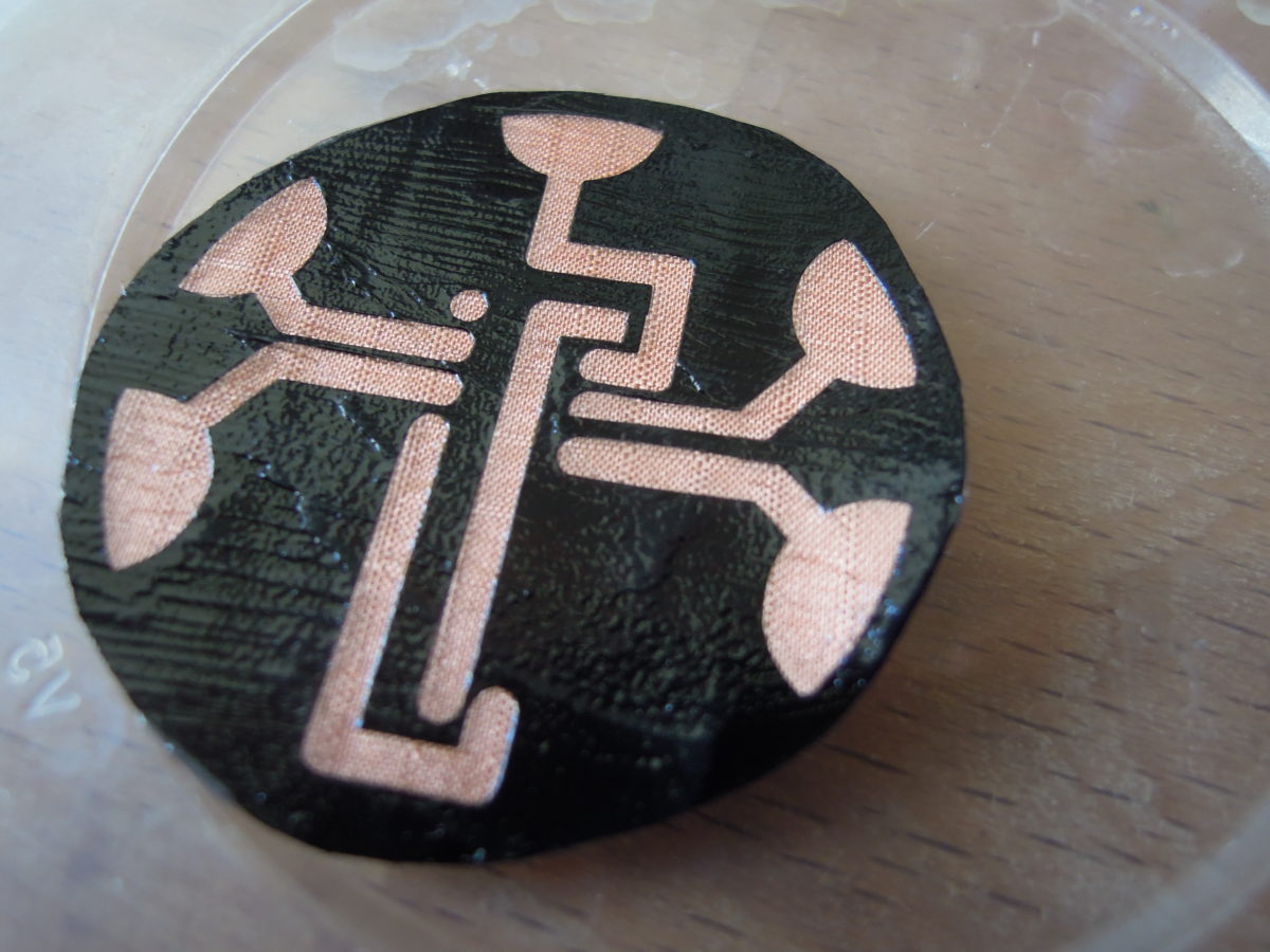 Vinegar etching textile pcb MARTIN DE BIE